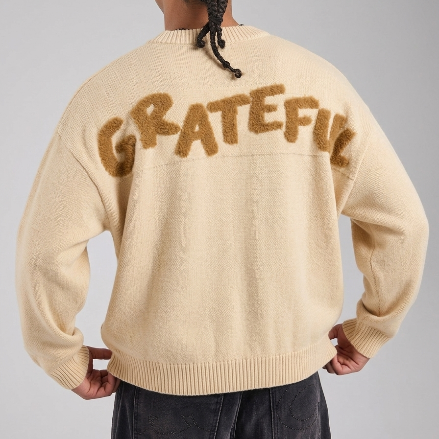 GRATEFUL FUR SWEATER